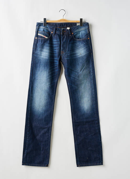 Jeans coupe droite bleu DIESEL pour homme