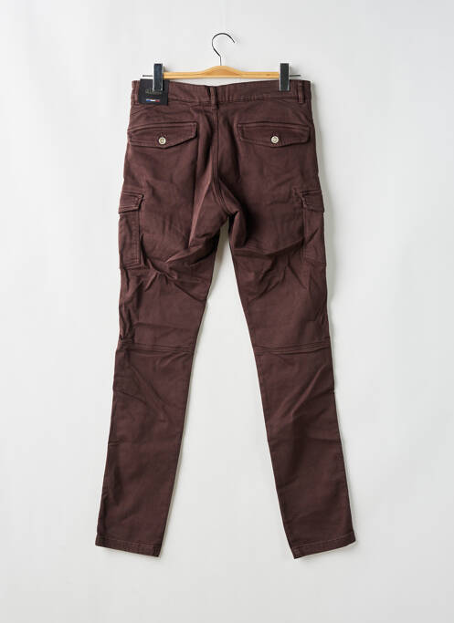 Pantalon cargo rouge DELAHAYE pour homme