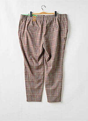 Pantalon droit marron CECIL femme