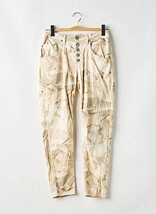 Pantalon slim beige PLEASE femme