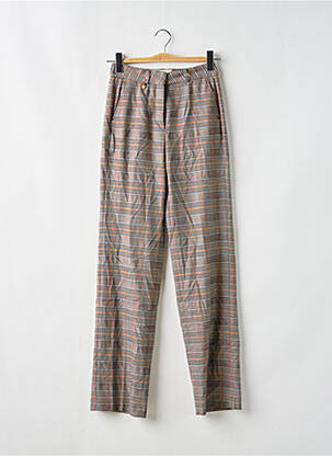 Pantalon droit marron LE FABULEUX MARCEL DE BRUXELLES femme