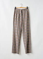 Pantalon droit marron LE FABULEUX MARCEL DE BRUXELLES pour femme seconde vue