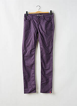 Jeans coupe slim violet EDC femme