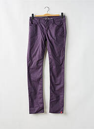 Jeans coupe slim violet EDC femme