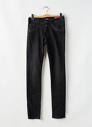 Jeans coupe slim noir S.OLIVER femme