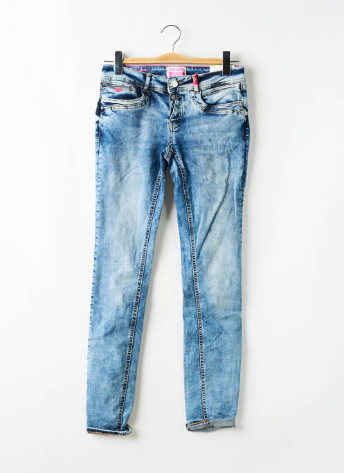 Jeans coupe slim bleu STREET ONE pour femme