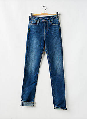 Jeans coupe droite bleu PEPE femme