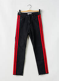 Jeans coupe droite noir MANGO femme