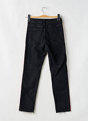 Jeans coupe droite noir MANGO femme