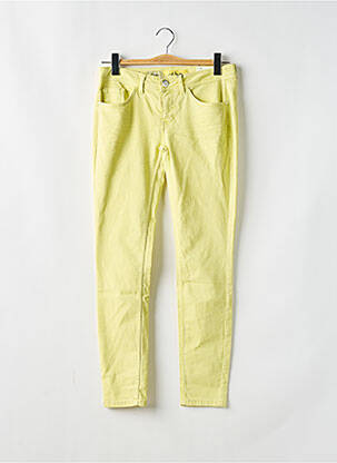 Jeans coupe slim jaune STREET ONE femme