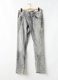 Jeans coupe slim gris STREET ONE femme