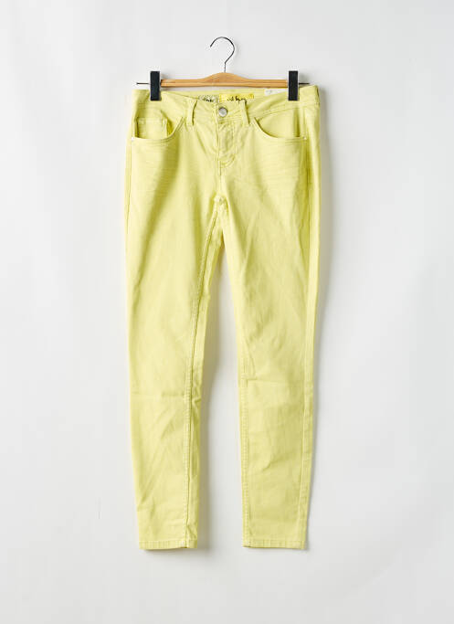 Jeans coupe slim jaune STREET ONE pour femme