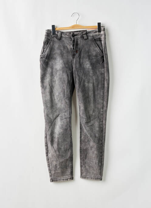 Jeans coupe slim gris STREET ONE pour femme