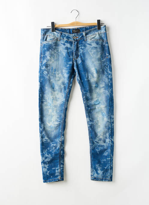 Jeans skinny bleu DE ANGELIS pour femme