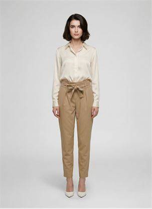Pantalon slim beige ONLY pour femme