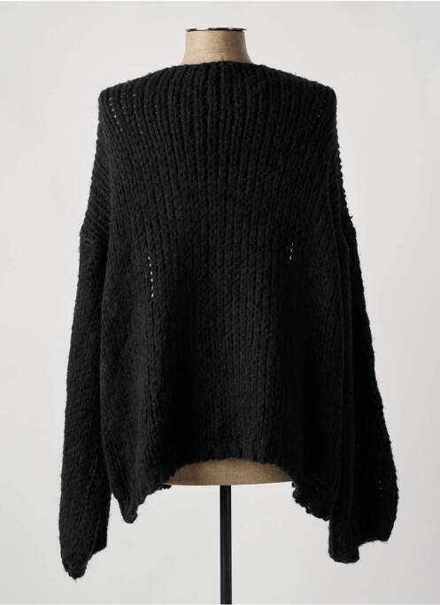 Gilet manches longues noir BELLITA pour femme