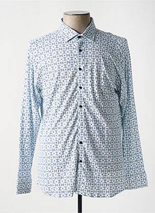 Chemise manches longues manches longues blanc DESOTO homme
