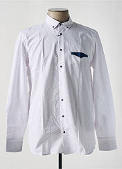 Chemise manches longues blanc BANDE ORIGINALE pour homme seconde vue