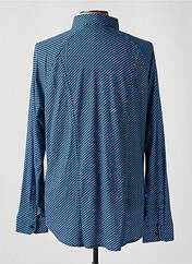 Chemise manches longues bleu DESOTO pour homme seconde vue