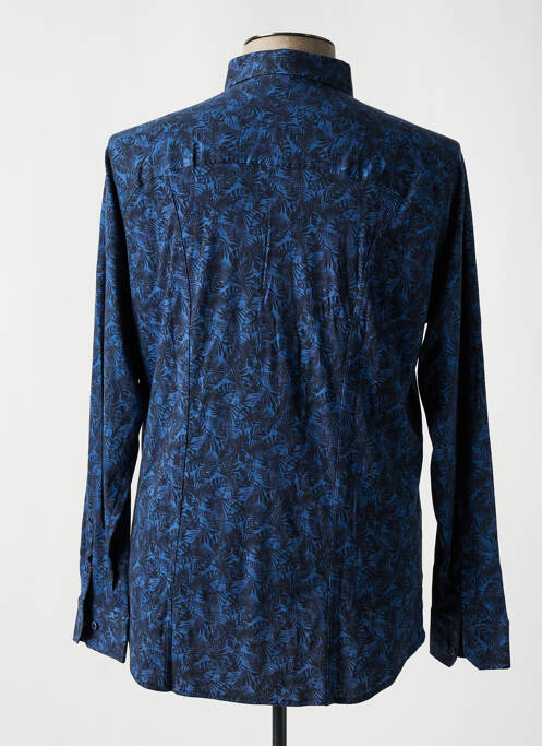 Chemise manches longues bleu DESOTO pour homme