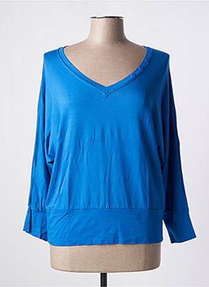 Top bleu CARLA D ANGELI pour femme