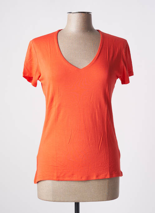 Top orange WAIPAÏ pour femme