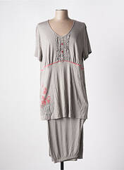 Pyjama gris EGATEX pour femme seconde vue