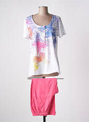Pyjama rose EGATEX pour femme seconde vue