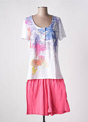 Pyjama rose EGATEX pour femme seconde vue