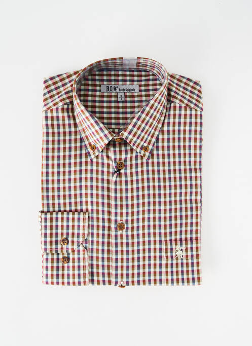 Chemise manches longues rouge BANDE ORIGINALE pour homme