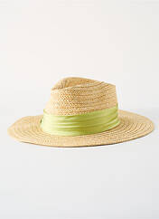 Chapeau vert PIECES pour femme seconde vue