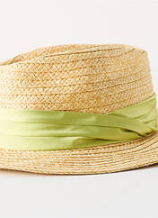 Chapeau vert PIECES pour femme seconde vue