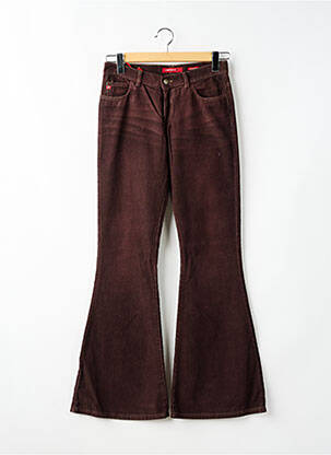 Pantalon flare stretch taille normale marron MISS SIXTY femme