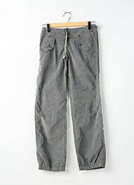 Pantalon droit stretch taille basse gris DIESEL femme