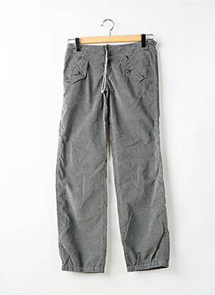 Pantalon droit stretch taille basse gris DIESEL femme