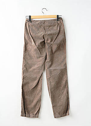 Pantalon droit stretch taille basse marron DIESEL femme