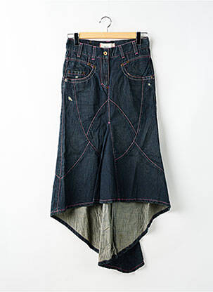 Jupe longue taille haute bleu BRAY STEVE ALAN femme