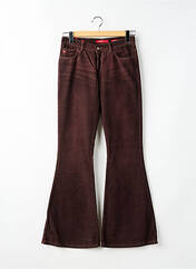 Pantalon flare marron MISS SIXTY pour femme seconde vue