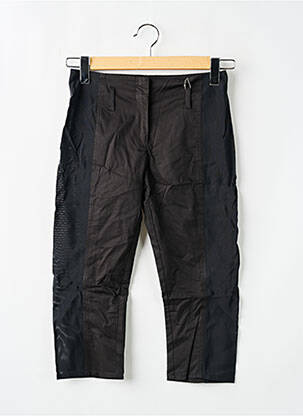 Pantacourt coupe droite noir JEAN PAUL GAULTIER femme