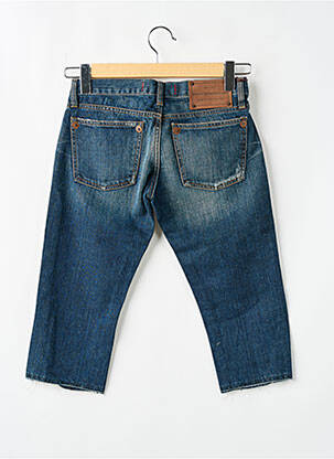 Pantacourt coupe droite bleu BRAY STEVE ALAN femme