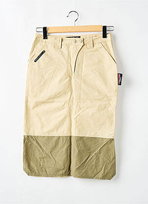 Jupe mi-longue coupe droite beige KILLAH femme