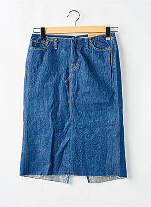 Jupe mi-longue taille normale bleu REPLAY femme
