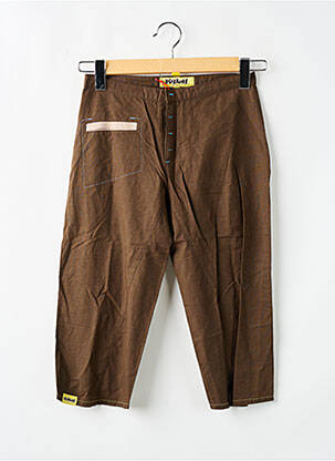 Pantacourt coupe droite marron KILLAH femme