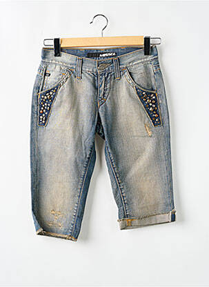 Pantacourt poches bleu MISS SIXTY femme