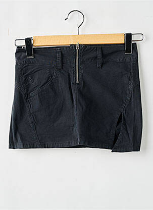 Jupe courte coupe droite noir REPLAY femme