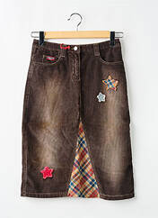 Jupe mi-longue marron KILLAH pour femme seconde vue