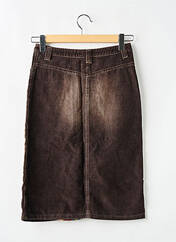 Jupe mi-longue marron KILLAH pour femme seconde vue