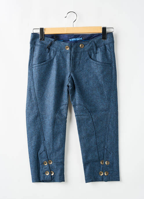 Pantacourt coupe droite bleu MISS SIXTY femme