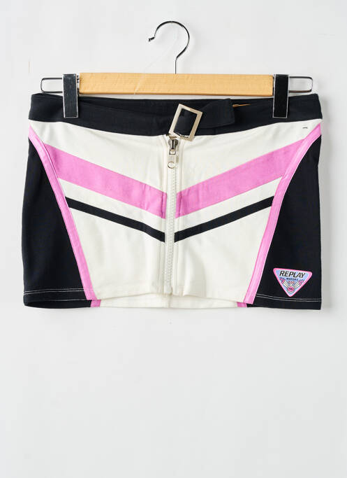 Jupe courte noir REPLAY pour femme