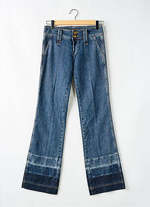Jeans coupe droite poches bleu REPLAY femme